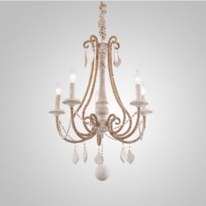 Reclaimed wood and metal chandelier （WH-CI-32)