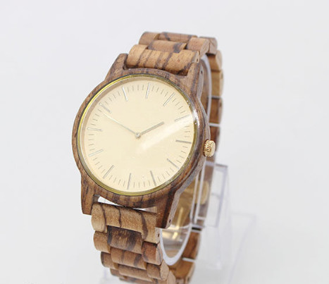 Quality Zebra His And Hers Wooden Watches For Couple Can Customized Logo for sale