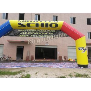 Buy cheap 10m*5m Mix Color Large PVC Custom Inflatable Arch / Inflatable Advertising from wholesalers