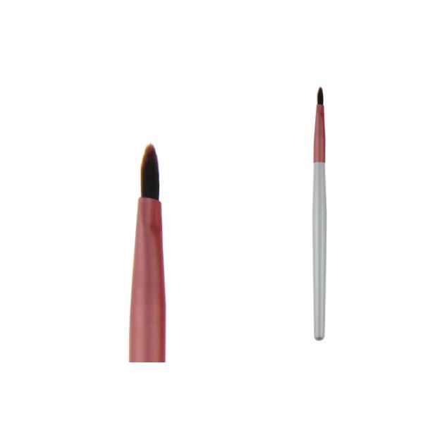 Quality White Long Wooden Handle Lip Liner Brush Liner Makeup Brush With Synthetic Hair for sale