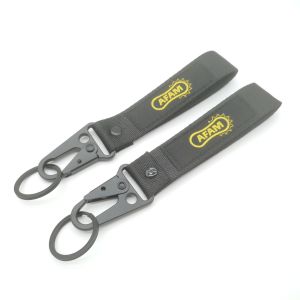 Buy cheap Sleek AFAM Keychain with Dual Hooks - Contrast Stitching & Everyday Durability​ from wholesalers