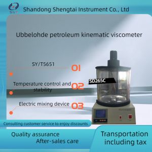 Buy cheap Petroleum Ubbelohde Kinematic Viscosity Tester SD265C Double cylinder electric stirring from wholesalers