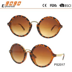Buy cheap retro round  fashionable Unisex plastic sunglasses for men and women, polarized UV 400 lens. from wholesalers