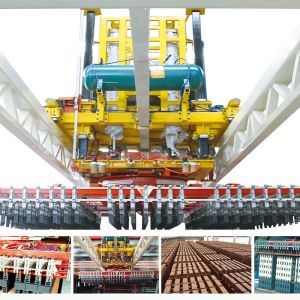 Buy cheap 20Kw Clay Brick Setting Machine Tunnel Kiln Brick Stacking Machine from wholesalers