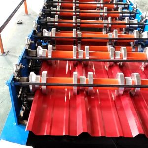 Buy cheap Metal Roll Forming Roofing Sheet Machine PPGI / GI Material With PLC Control from wholesalers