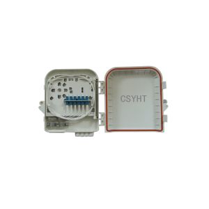 8 Fibers FTTH Fiber Optic Terminal Box ABS Plastic OTB-0208 Series Industry
