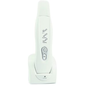 Buy cheap Rechargeable Ultrasonic Ion Skin Scrubber Remove Wrinkle Long Life Span from wholesalers