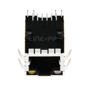 Buy cheap Pulse JP011821UNL Compatible LINK-PP LPJ2011KONL 10/100 Base-T Tab Up Orange&Green/Yellow Led Single Port Lan Jack RJ-45 Connector from wholesalers