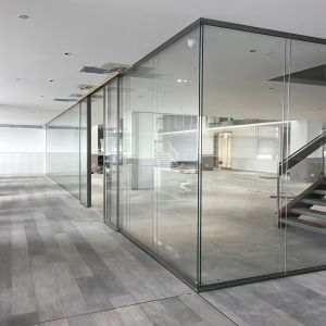 Buy cheap Aluminum Framed Glass Partition Wall - Customizable Sizes from wholesalers
