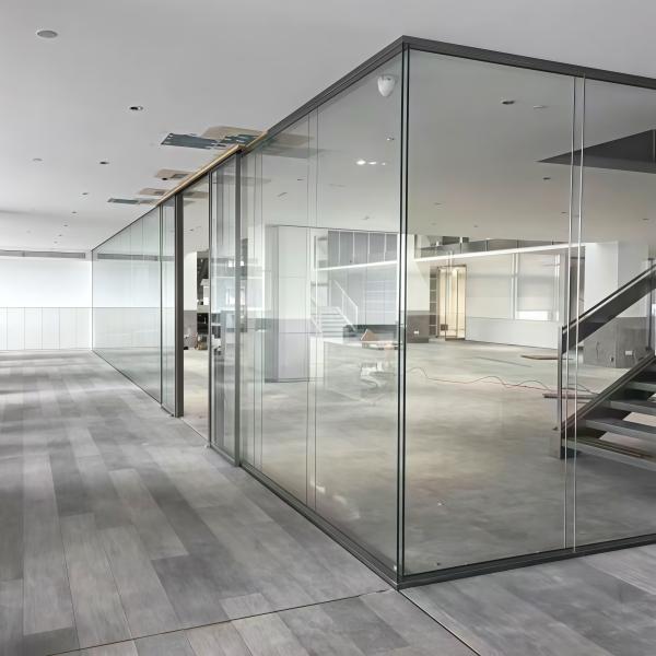 Buy cheap Aluminum Framed Glass Partition Wall - Customizable Sizes from wholesalers