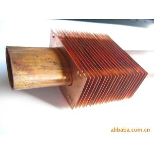 Buy cheap Embedded Square Fin Tube Longitudinal Spiral Aluminium Copper product