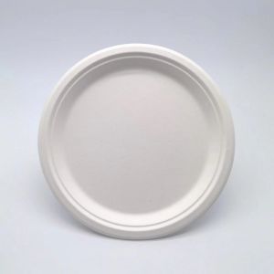 Buy cheap Recyclable Compostable Bagasse Disposable Plate Round Waterproof from wholesalers