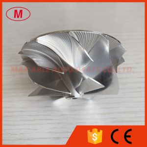 Buy cheap TD04 forward 55.28/65.00mm 6+6 blades high performance turbo milling/aluminum 2618/billet compressor wheel from wholesalers