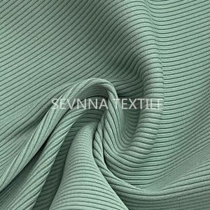 Buy cheap Eco Ribbed Recycled Swimwear Fabric Sustainable 130cm Width from wholesalers