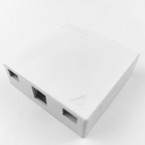 2 Cores FC APC Plastic Fiber Optic Faceplate Socket Panel for FTTH Network in