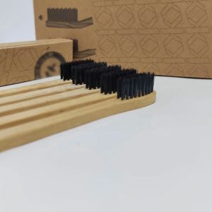 Buy cheap Custom Natural Ecological Bamboo Charcoal Soft Toothbrush Family Wooden Toothbrush from wholesalers