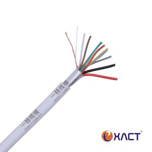 8x0.22mm2 2x0.5mm2 Composite Security Cable with Bare Copper Wire Core by