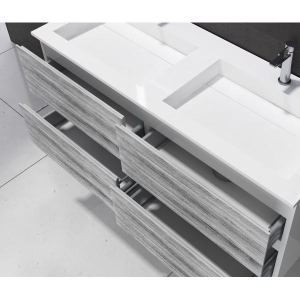 Quality Solid Surface Bathroom Vanity Cabinets Non Toxic Eco Friendly for sale