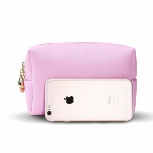 Buy cheap Factory Custom Premium Digital Printing Cosmetics Makeup Pink PU Travel Toiletry Women'S Cosmetic Bag from wholesalers