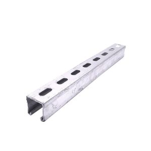 Buy cheap C Shaped Metal Strut Channel Galvanized Steel Beams Ss Unistrut from wholesalers
