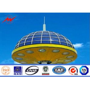 Buy cheap Q345 Steel Street LED High Mast Lighting Pole 20m / 25m For Airport / Seaport from wholesalers