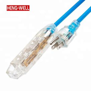 Buy cheap For UL 15A Lighted End Listed Retractable Extension Cord with 3 Outlets Sjtw Wire for Home Workshop Outdoor Use-Wholesale from wholesalers