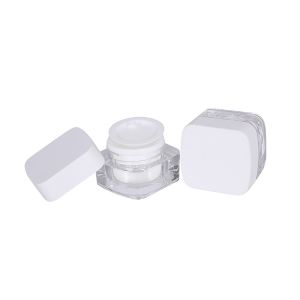 Buy cheap 5ml Double Wall Pmma Empty Cream Containers Od 34mm from wholesalers