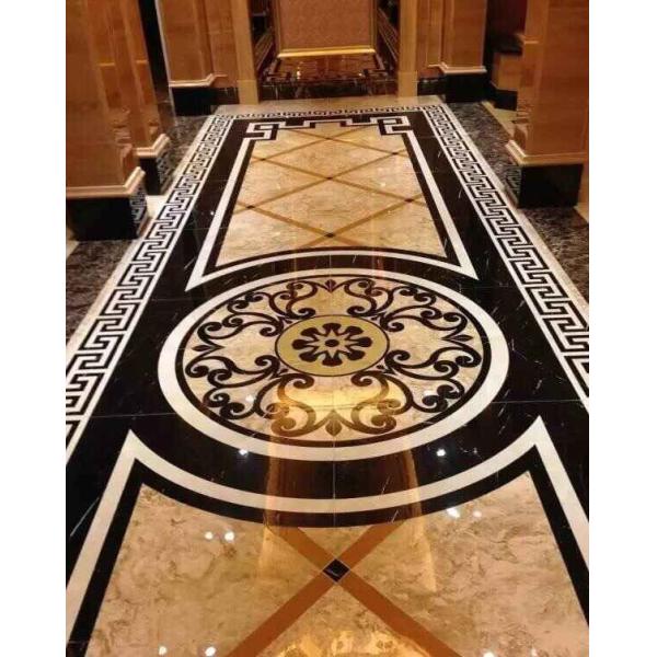Buy cheap Marble Stone Polished of the Waterjet Patterns Flooring Tiles from wholesalers