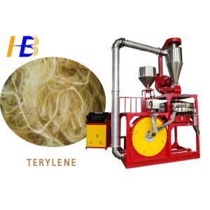 China 120 - 280kg/h Plastic Scrap Recycling Machine For Polyester Fiber Terylene Powder on sale