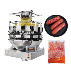 Buy cheap High Efficiency Sausage Belt Multihead Weigher product