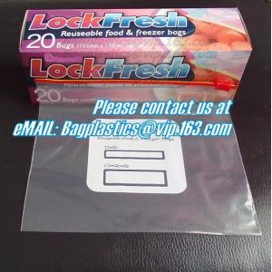 Buy cheap resealable, reclosable trasnparent freezer plastic k bag, Reclosable Grip Zip Smell from wholesalers