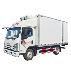 China Isuzu 18 Cubic Meter Refrigerated Truck for Transporting Pork Strips -20 Temperature Diesel Fuel Type on sale