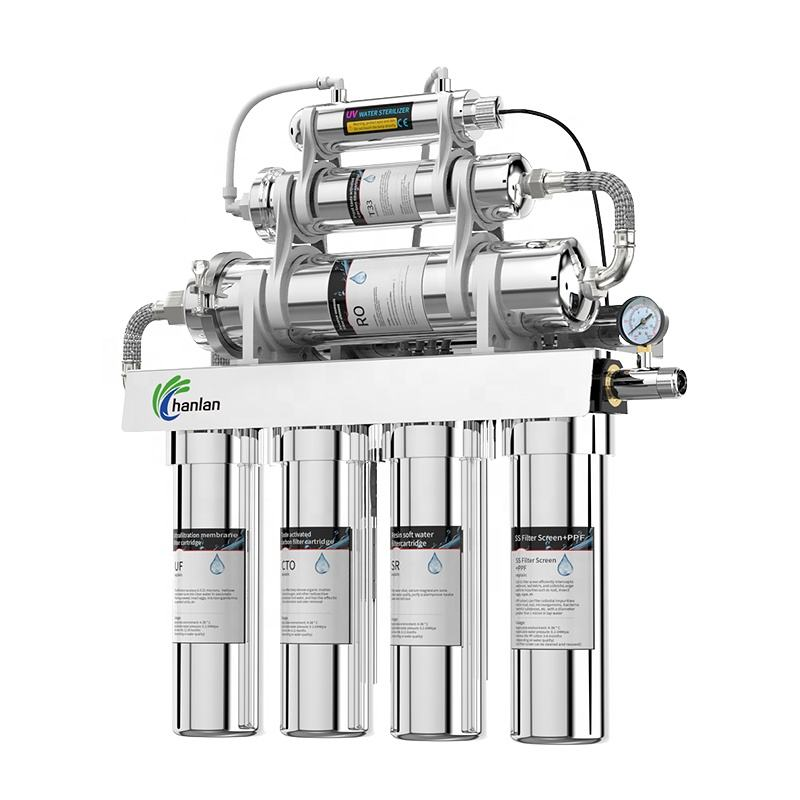 Buy cheap 8 Stage Electric RO Water Purifier for Household Use Featuring Plastic Frame and Pressure Gauge from wholesalers