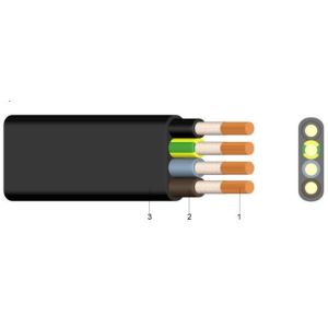 Buy cheap Medium Level Mechanical Stress Rubber Flexible Cable With Supporting Element from wholesalers