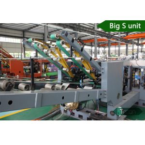 Valve Sheet Pasting and Auto-Gluing Bottomer Machine with Big S Unit