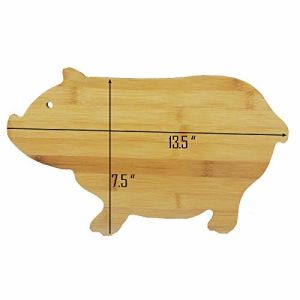 Buy cheap Custom 35x19cm 24 Bamboo Cutting Board Pig Shaped from wholesalers