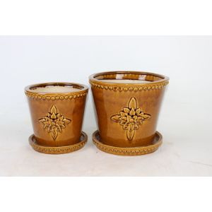 Buy cheap 6 Inch And 8 Inch Ceramic Indoor Pots from wholesalers