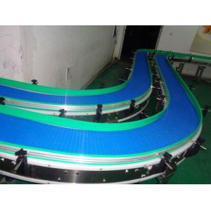 High Quality Curve Modular Belt Luggage Conveyor for Airport