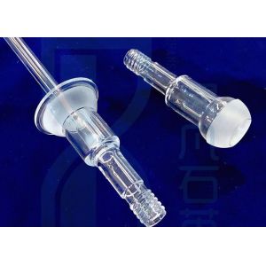 Buy cheap Abnormity Quartz Nut Screw Glass Tube Abrasive Machining from wholesalers