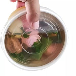 Buy cheap CMYK Winpac Kraft Paper Food Packaging Single Wall Kraft Paper Salad Bowl from wholesalers