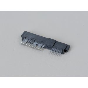 Buy cheap SAS 29P Wire Solder Female Cable Connector with Positioning Peg and Bump, 1.27mm Pitch 15U