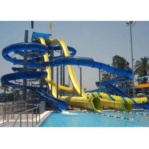 480 Persons / Hr Custom Fiberglass Water Slides For Adults