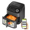 Buy cheap 5L 6L 7L 8L Visible Dual Air Fryer Fast Cooking Hot Oilless Smart Wifi from wholesalers