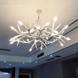 Buy cheap White faux antler chandelier lighting Pendant Lamp (WH-AC-20) from wholesalers