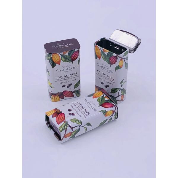 Buy cheap Rectangular Tin Containers For Mint / Biscuits 4c Offset Printing from wholesalers