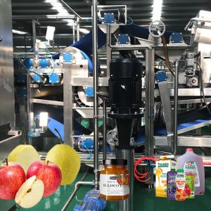 Food Industries Apple Juice Jam Puree Processing Line SUS 304 1t/H - 20t/H