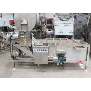 Leek Garlic Vegetable Fruit Washing Machine , Vegetable Washing Equipment