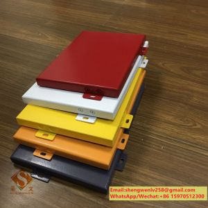 Metal aluminum perforated cladding panel with art patterns perforation used for