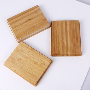 Tin Tea Box Organizer Storage Chest-Square shaped tin box with Bamboo lid