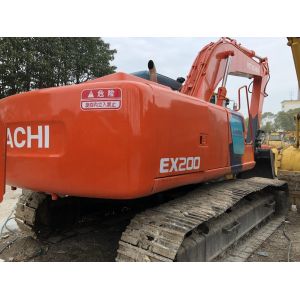 Japan Manufactured Secondhand Hitachi Crawler Excavator Ex200 in Excellent